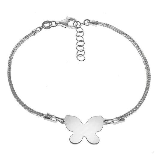 adjustable sterling silver charm bracelet