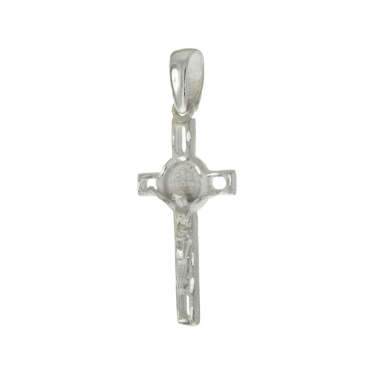 Sterling Silver Saint Benedict Crucifix D C Cross Pendant