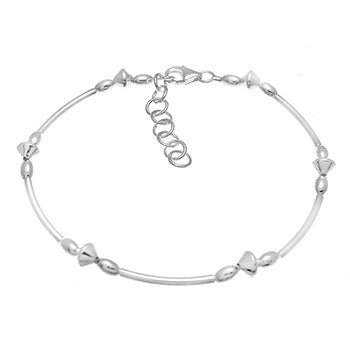 Tube Oval Bead Bracelet