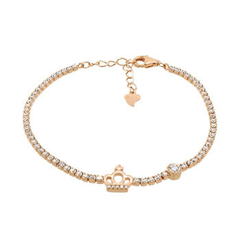 Rose Gold Crown Bracelet