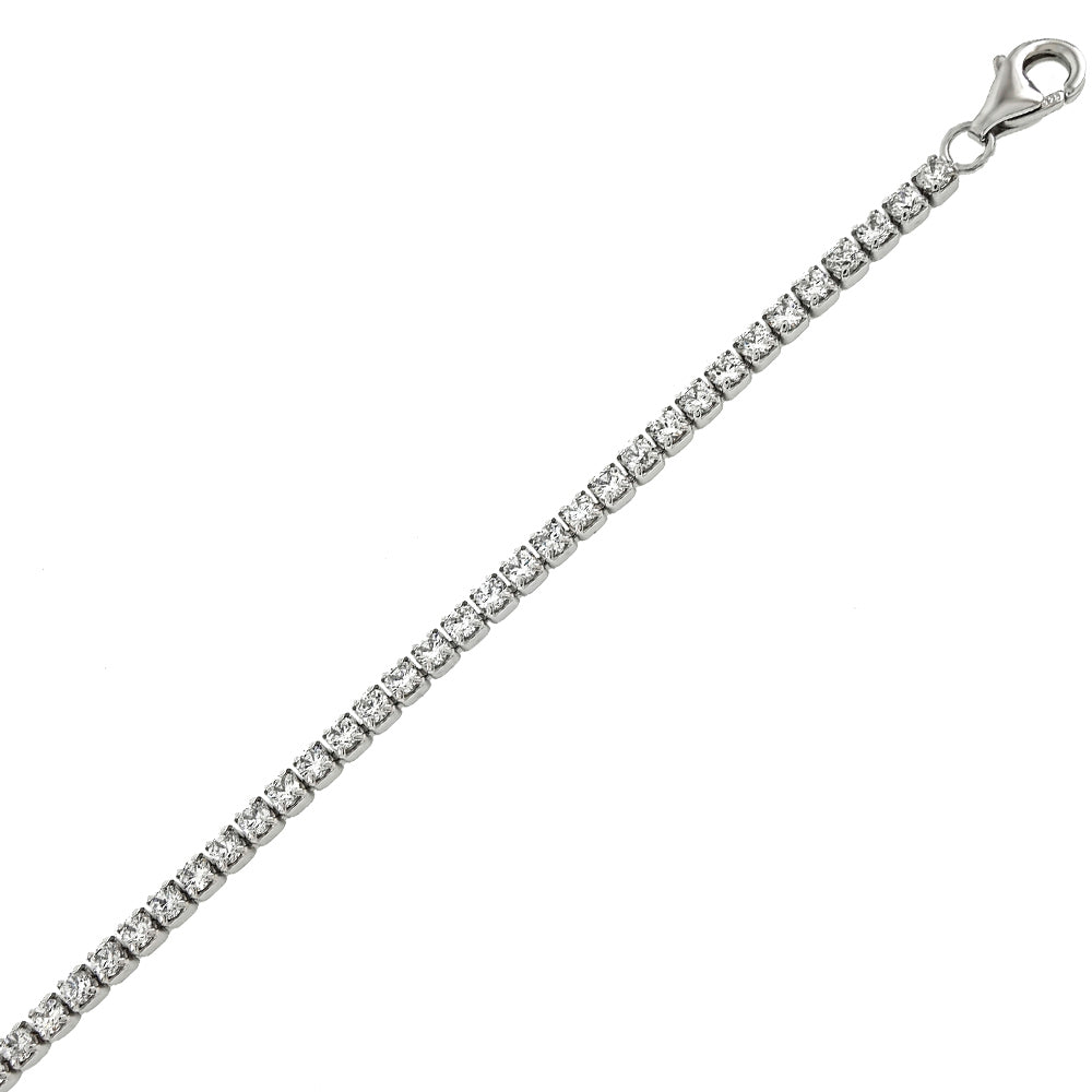 Tennis Bracelet with Round Stones