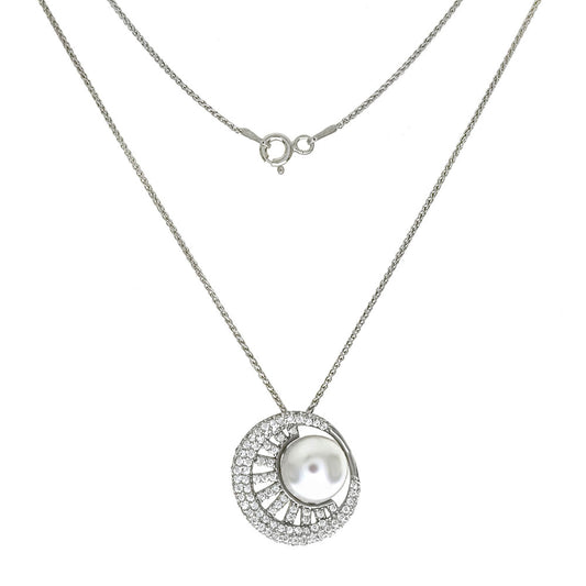 Pearl June Birthstone Pendant Necklace