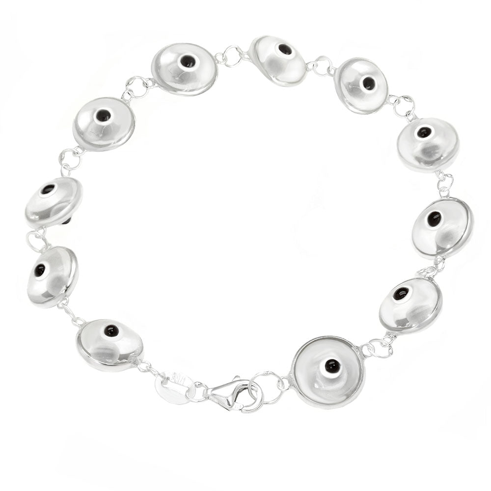 Transparent Evil Eye Bracelet