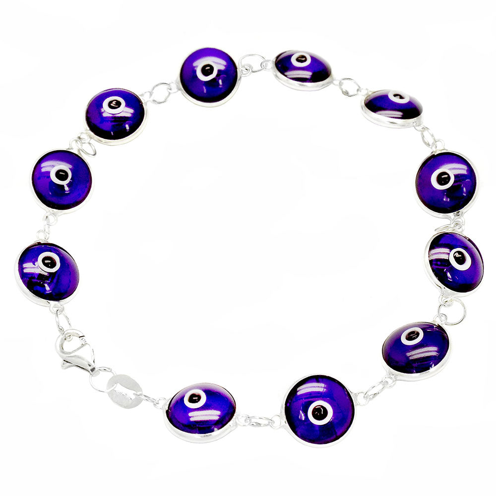 Transparent Nany Blue Evil Eye Bracelet