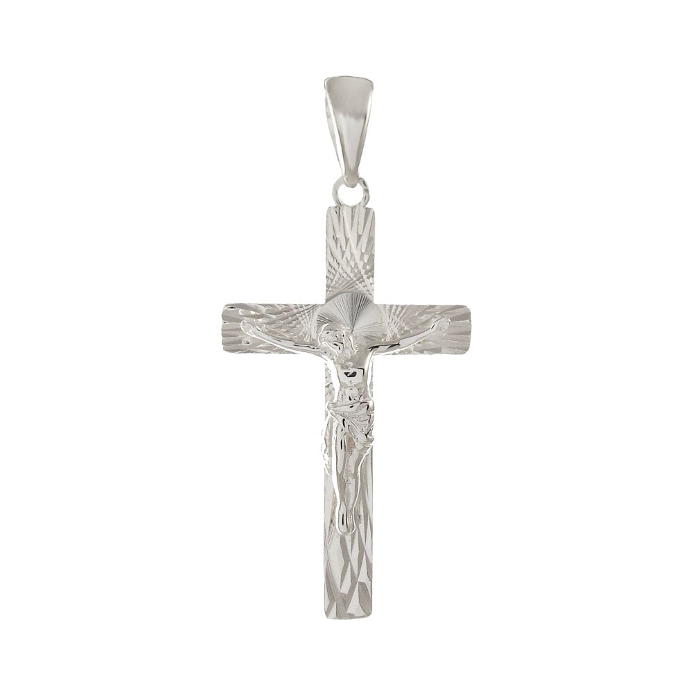 Sterling Silver Crucifix D C Cross Pendant