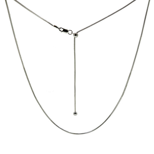 Franco W Sliding Ball Adjustable Chain Necklace