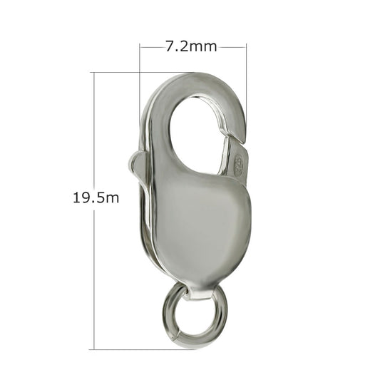 Sterling Silver Jewelry Supply Lobster Clasp W Open Jump Ring