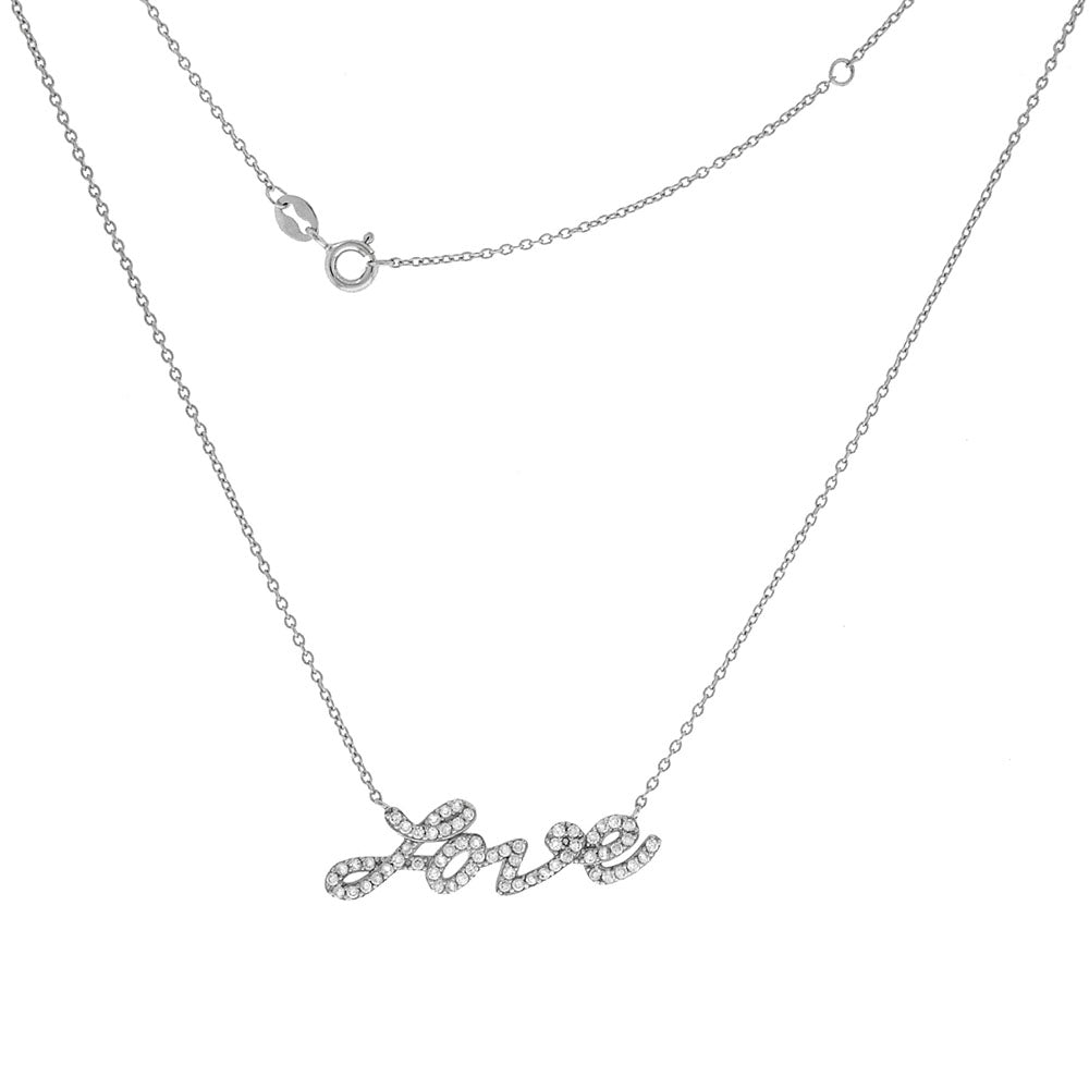 LOVE CZ Necklace