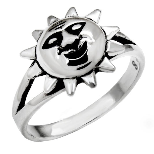 Polished Sun Ring