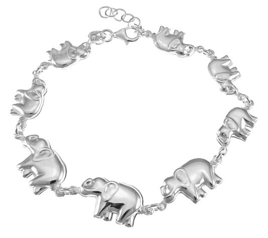 Mother Baby Elephant Bracelet