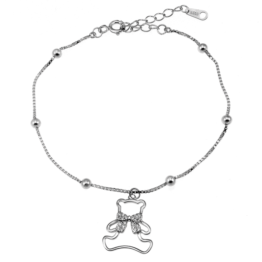 Teddy Bear Charm Bracelet