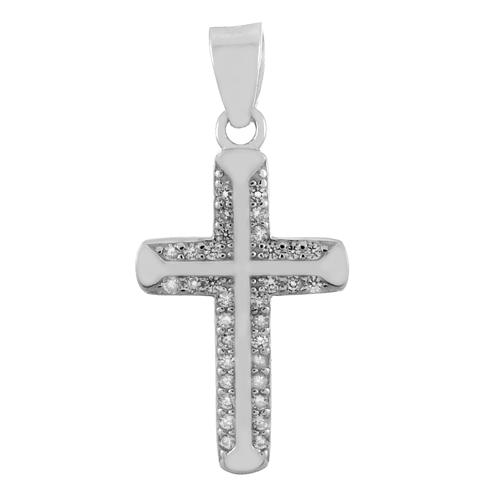 CZ Cross Pendant