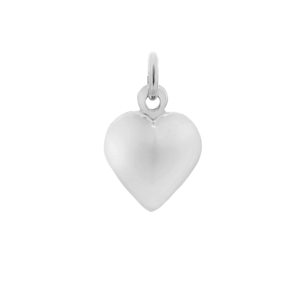 Sterling Silver Small Heart Charm Pendant