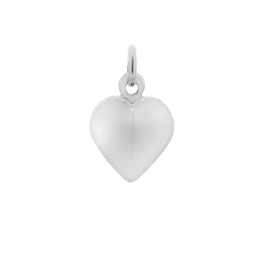 Sterling Silver Small Heart Charm Pendant