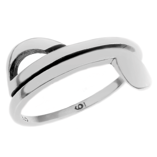 Sterling Silver Music Note Polished Ring