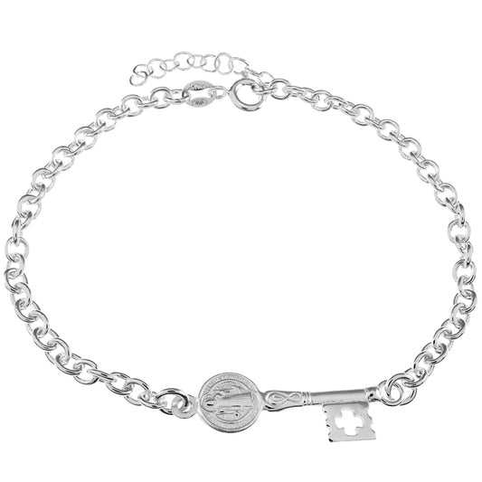 Saint Benedict Key Bracelet