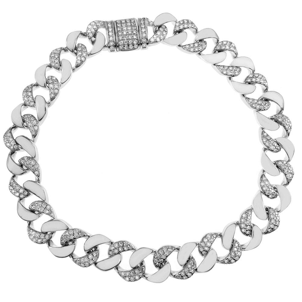 Sterling Silver Cuban Link Bracelet