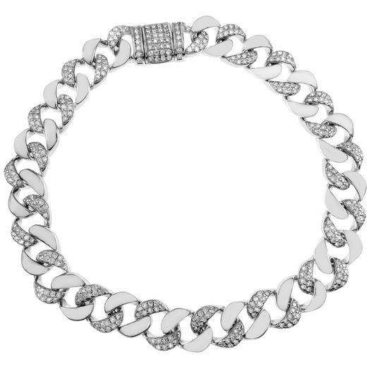 Sterling Silver Cuban Link Bracelet