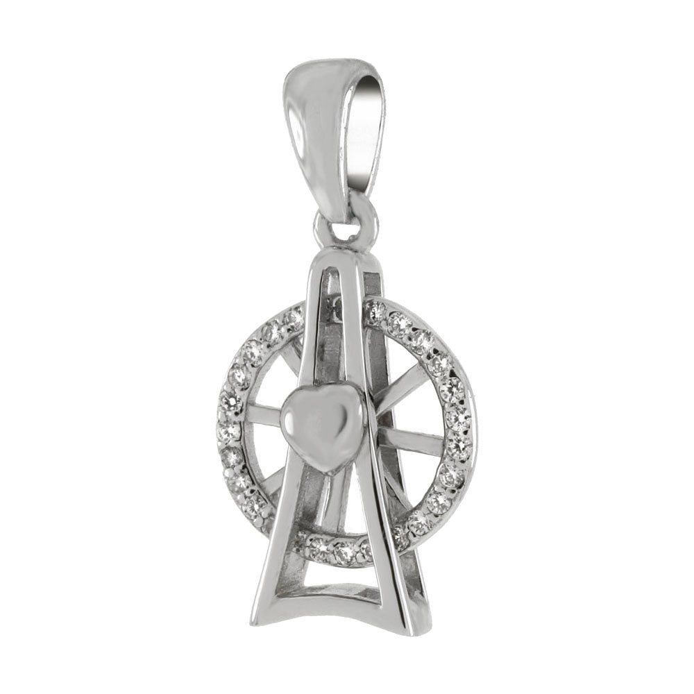 Windmill Cubic Zirconia Charm