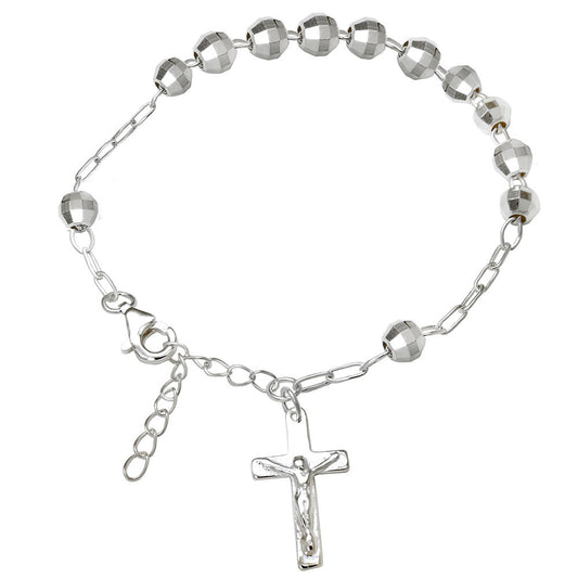 D/C Bead Rosary Bracelet (6mm)