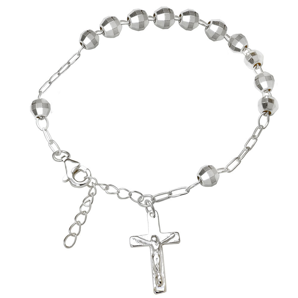 D/C Bead Rosary Bracelet (5mm)