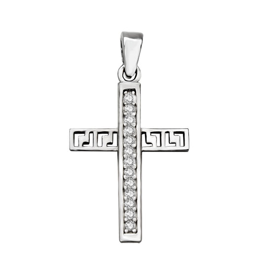 CZ Cross Pendant