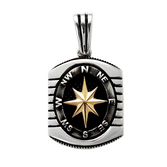 Vintage Compass Pendant