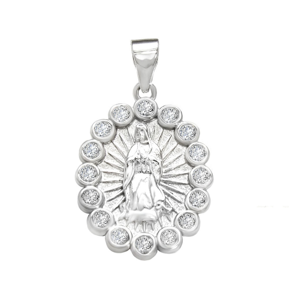 Lady of Guadalupe Pendant with Border