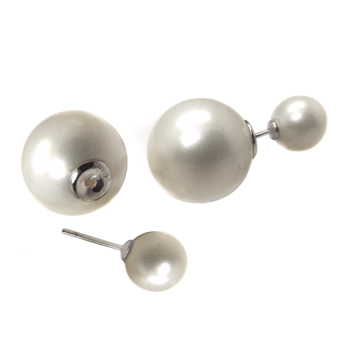 Sterling Silver Inmitation Pearl Earrings