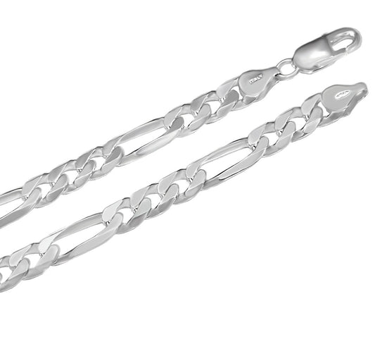 Italian Figaro Chain Bracelet (10mm)