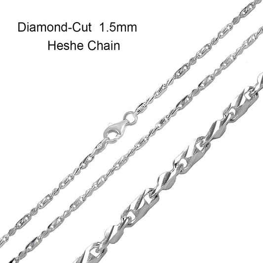 Italian D/C Heshe Chain (1.5mm)