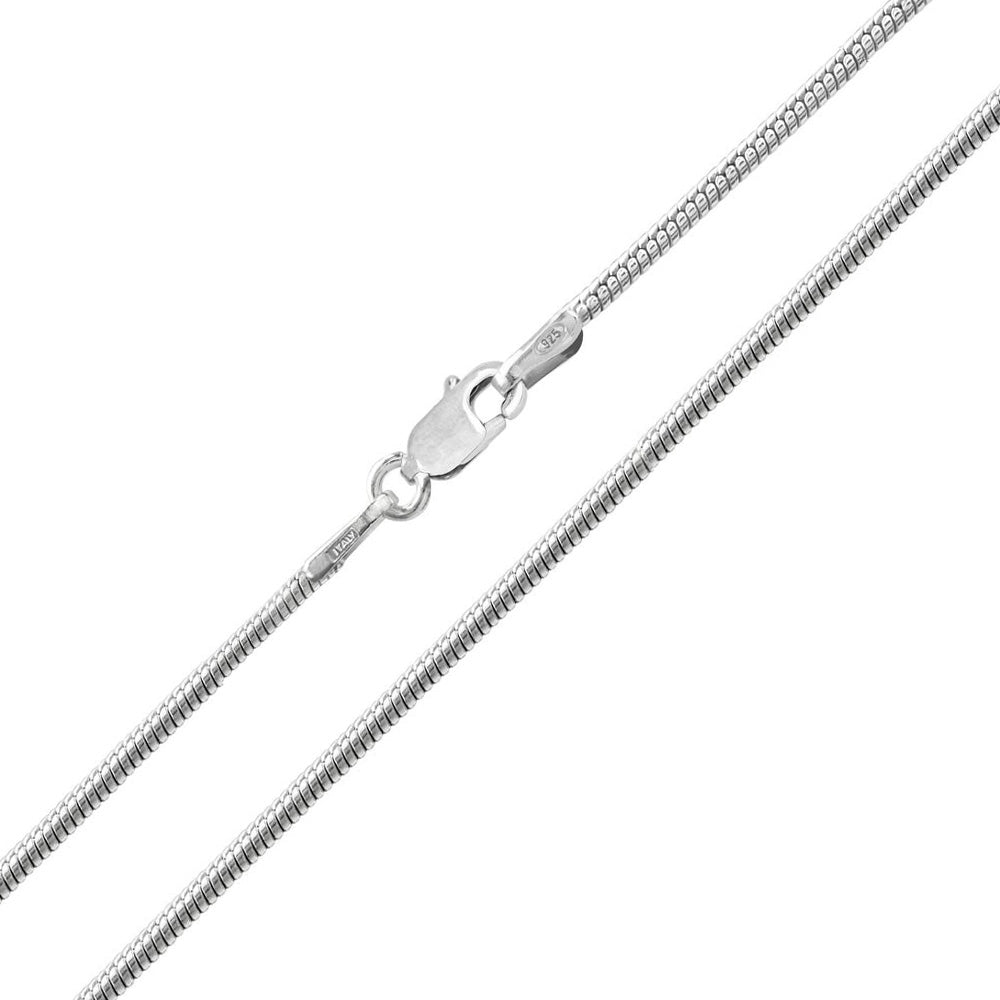 Italian Round Snake Chain with Anti Tarnish (1.4mm)