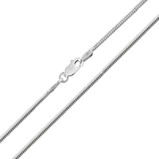 Italian Round Snake Chain with Anti Tarnish (1.4mm)